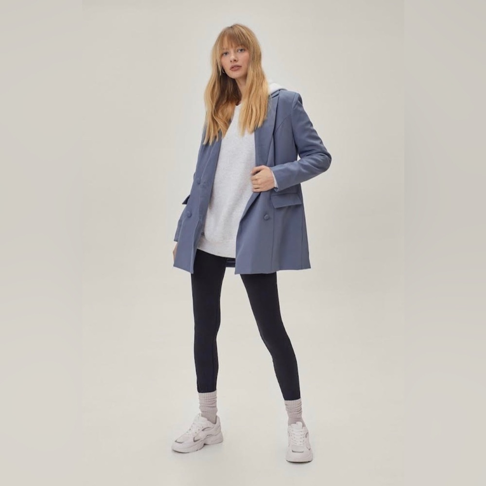 Nasty Gal Women's Relaxed Double Breasted Blazer - Picture 3 of 4